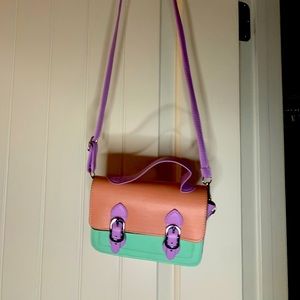 SHEIN mini color block bag